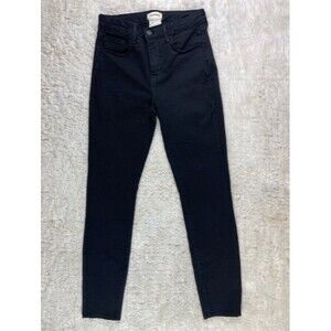 Lagence Size 27 Womens Jeans Black Stretch Skinny Mid Rise